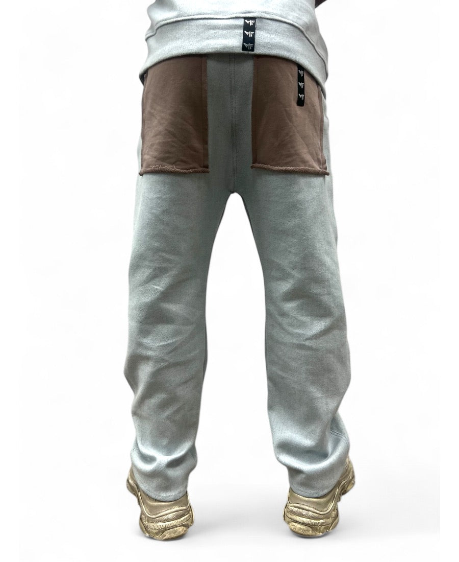 Blugi cu design cappuccino