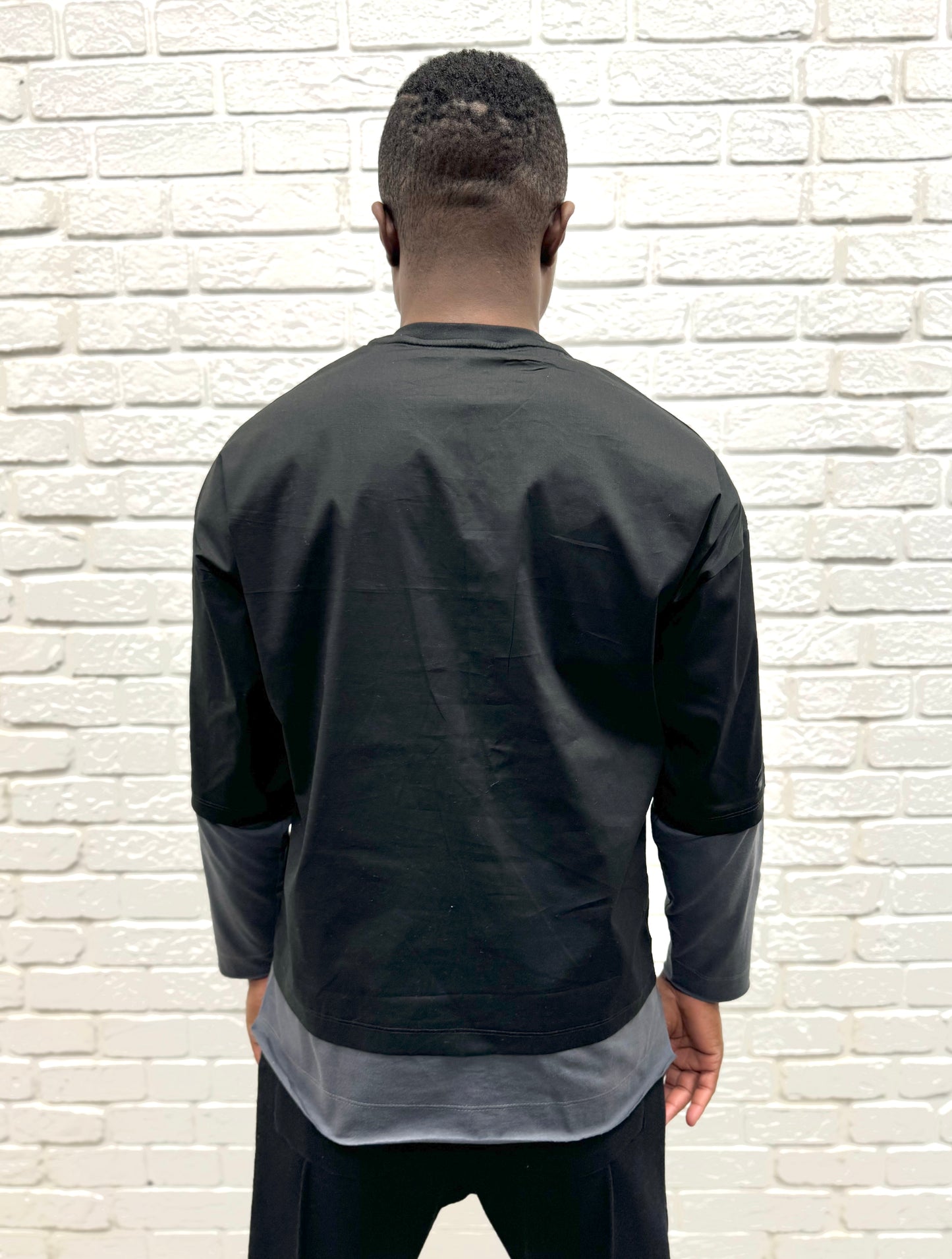 Bluza tip camasa cu fermoar si extensii