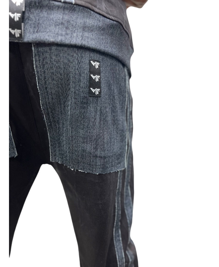 Blugi cu design vertical