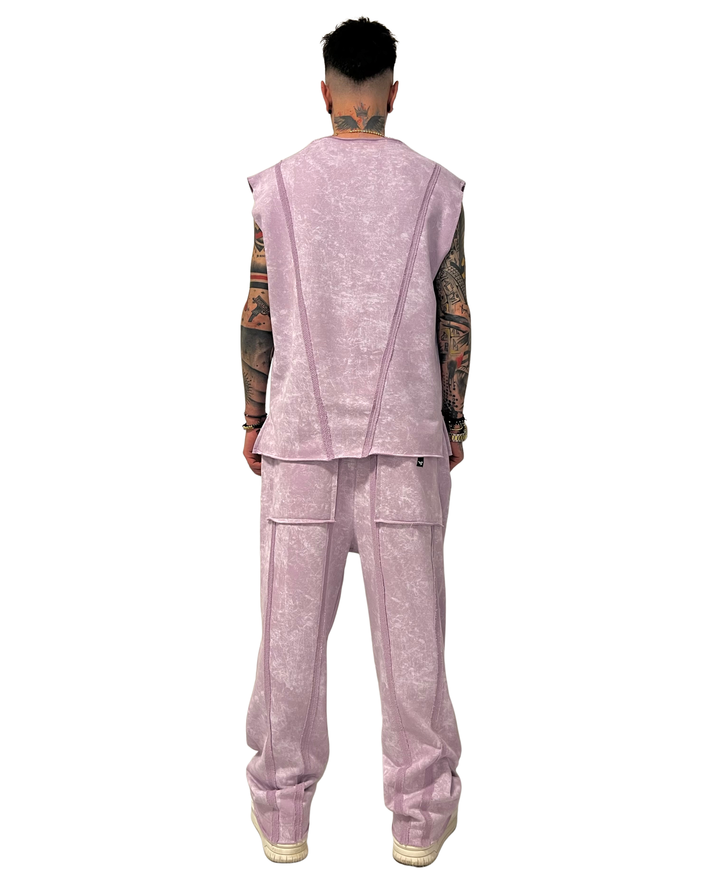 Compleu cu pantaloni lungi purple-faded