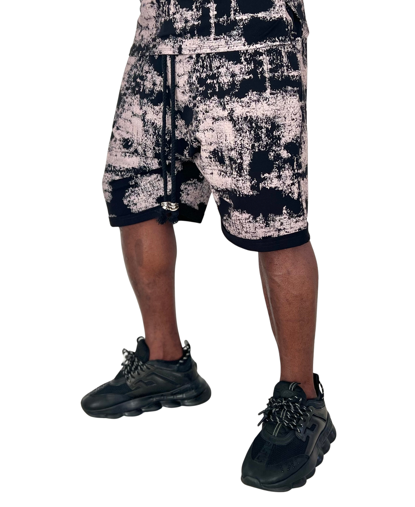 Compleu cu negru/roz-faded