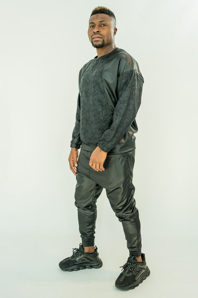 Pantaloni din material flexibil, de trening