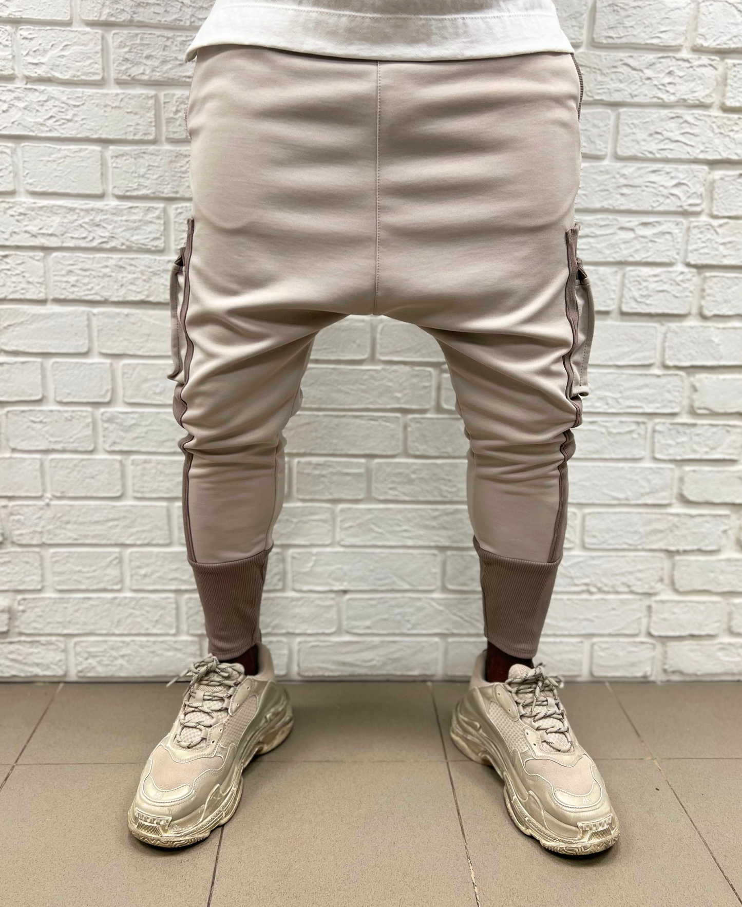 Pantaloni crem/cappuccino