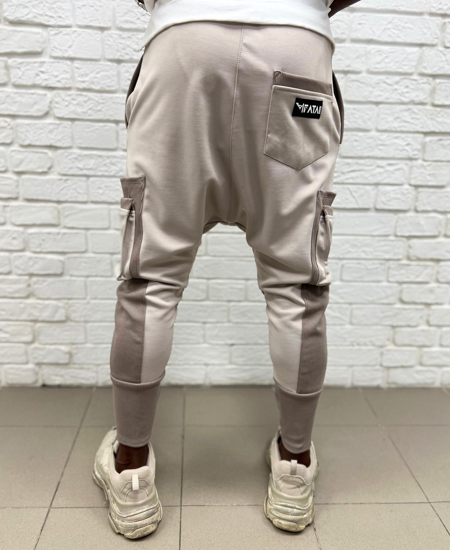 Pantaloni crem/cappuccino