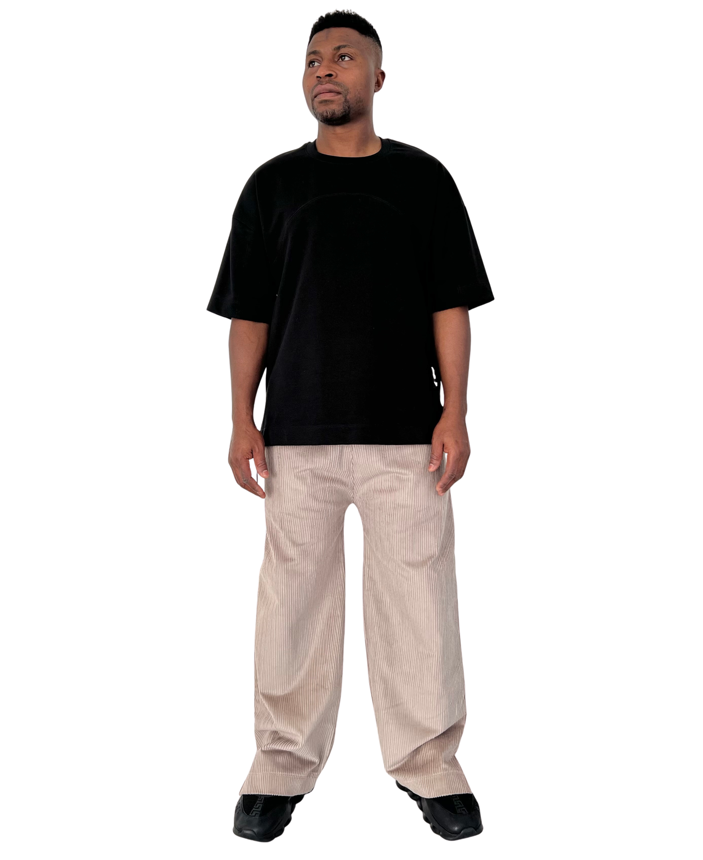 Pantaloni crem- velur