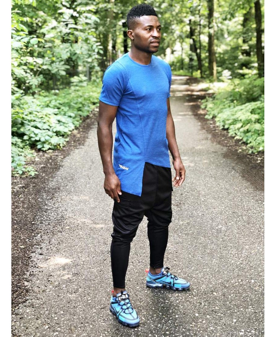 Blue t-shirt with special design - Fatai Style