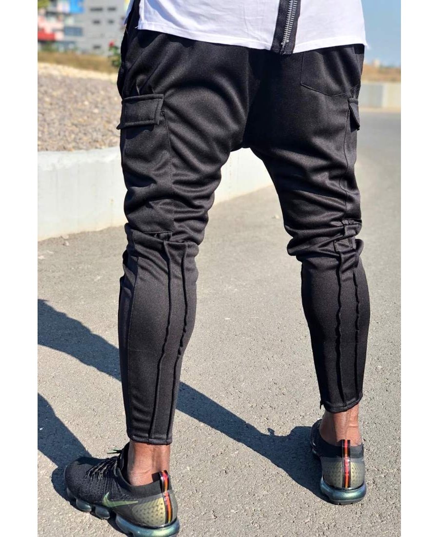 Black trousers with great design - Fatai Style