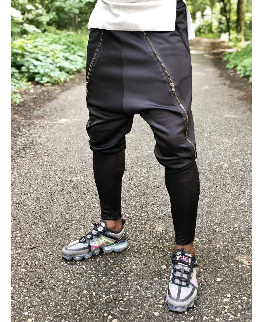 Trousers with two long zip attached - Fatai Style