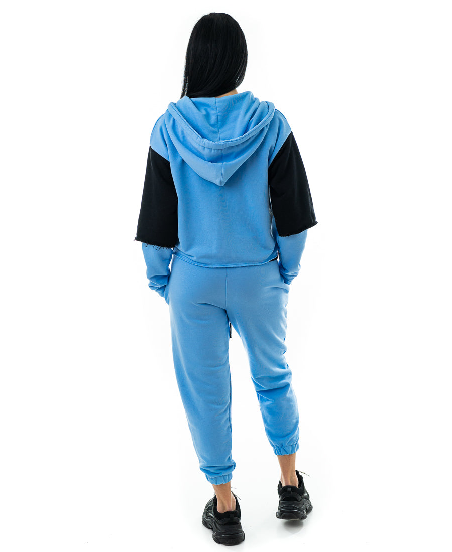 Trening dama bleu si negru