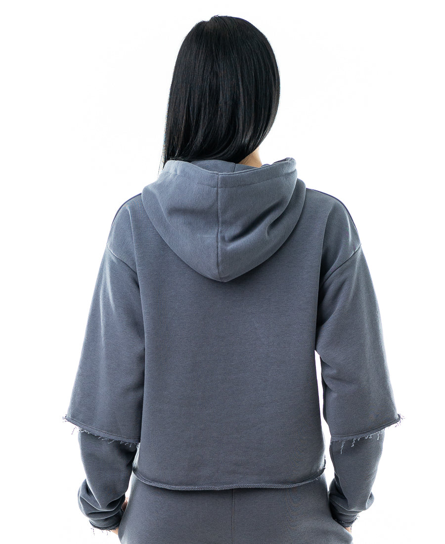 Bluza gri - tip 2in1