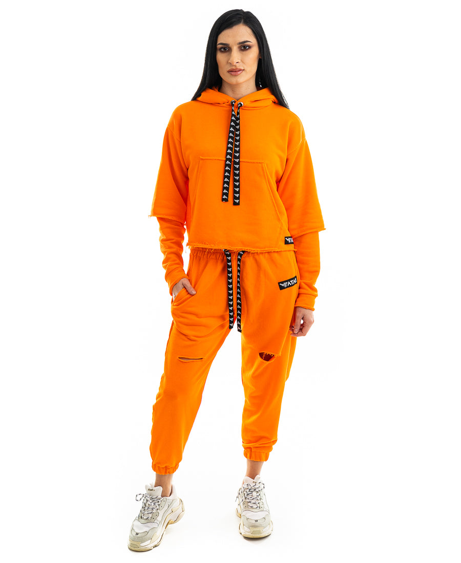 Trening dama potocaliu - bluza fara fermoar