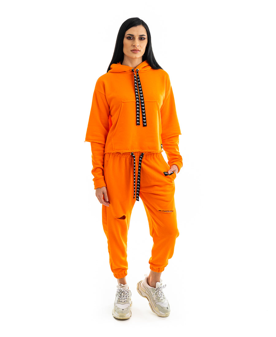 Trening dama potocaliu - bluza fara fermoar
