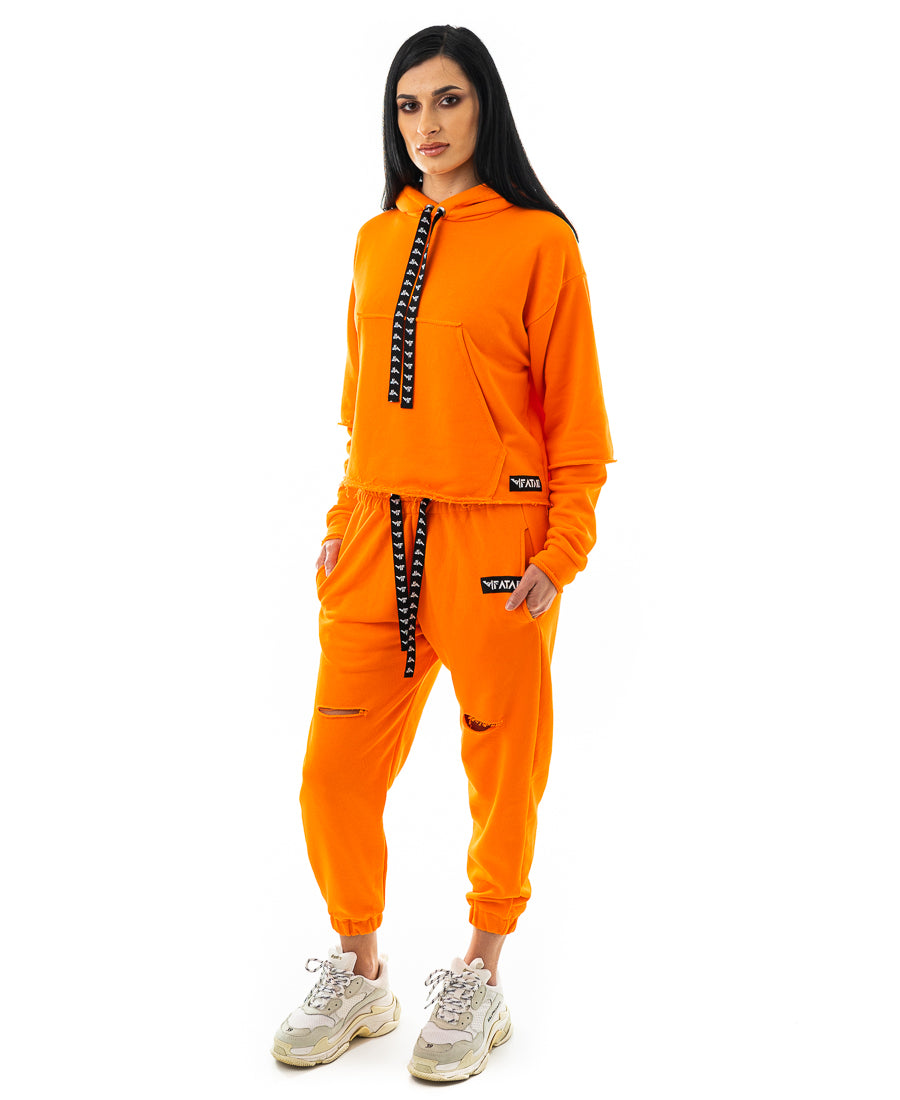 Trening dama potocaliu - bluza fara fermoar