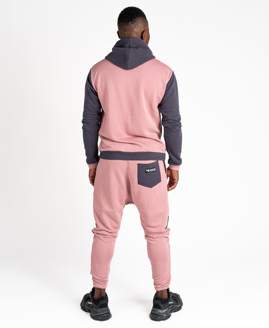 Pink tracksuit with grey - Fatai Style