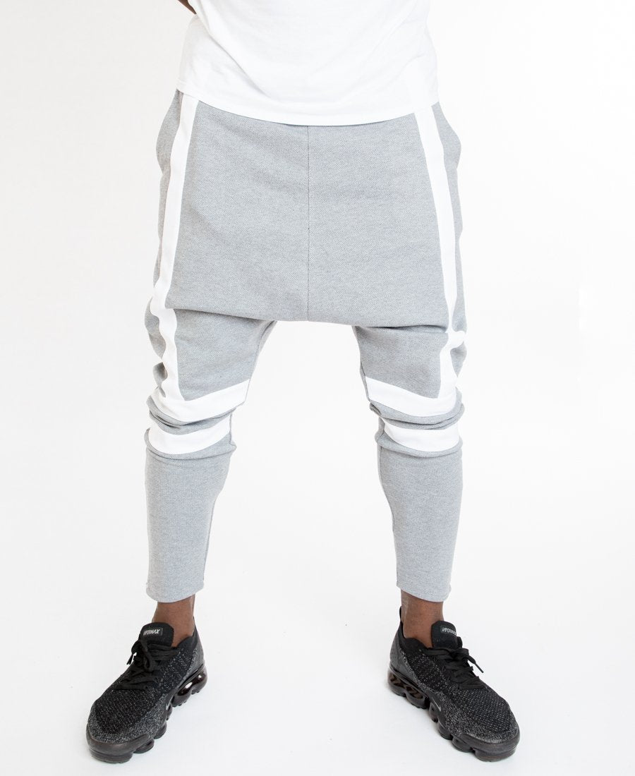 Grey trousers with white and red lines - Fatai Style