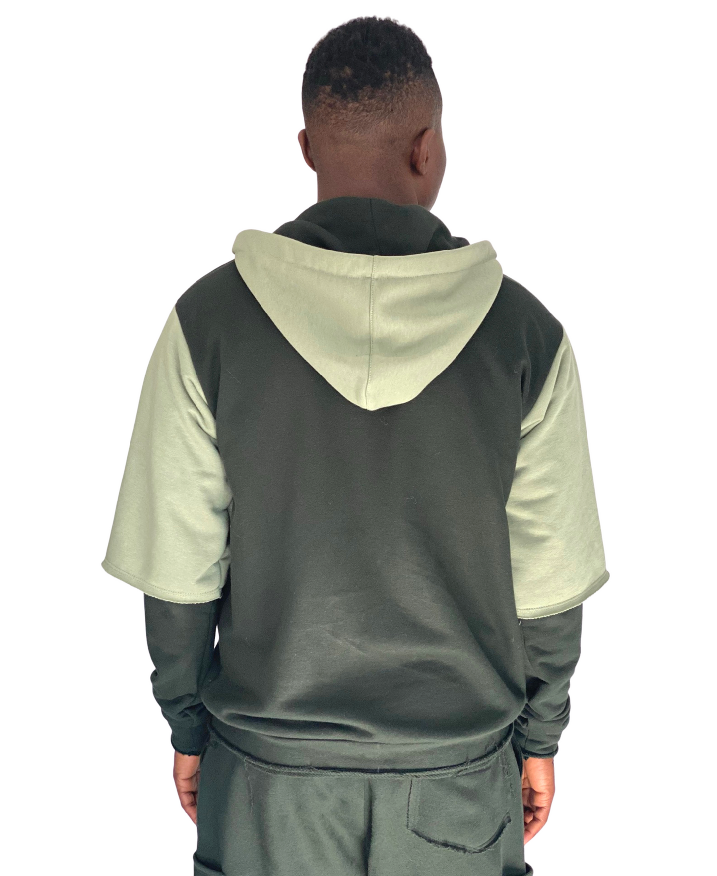 Hanorac in combinatie de verde