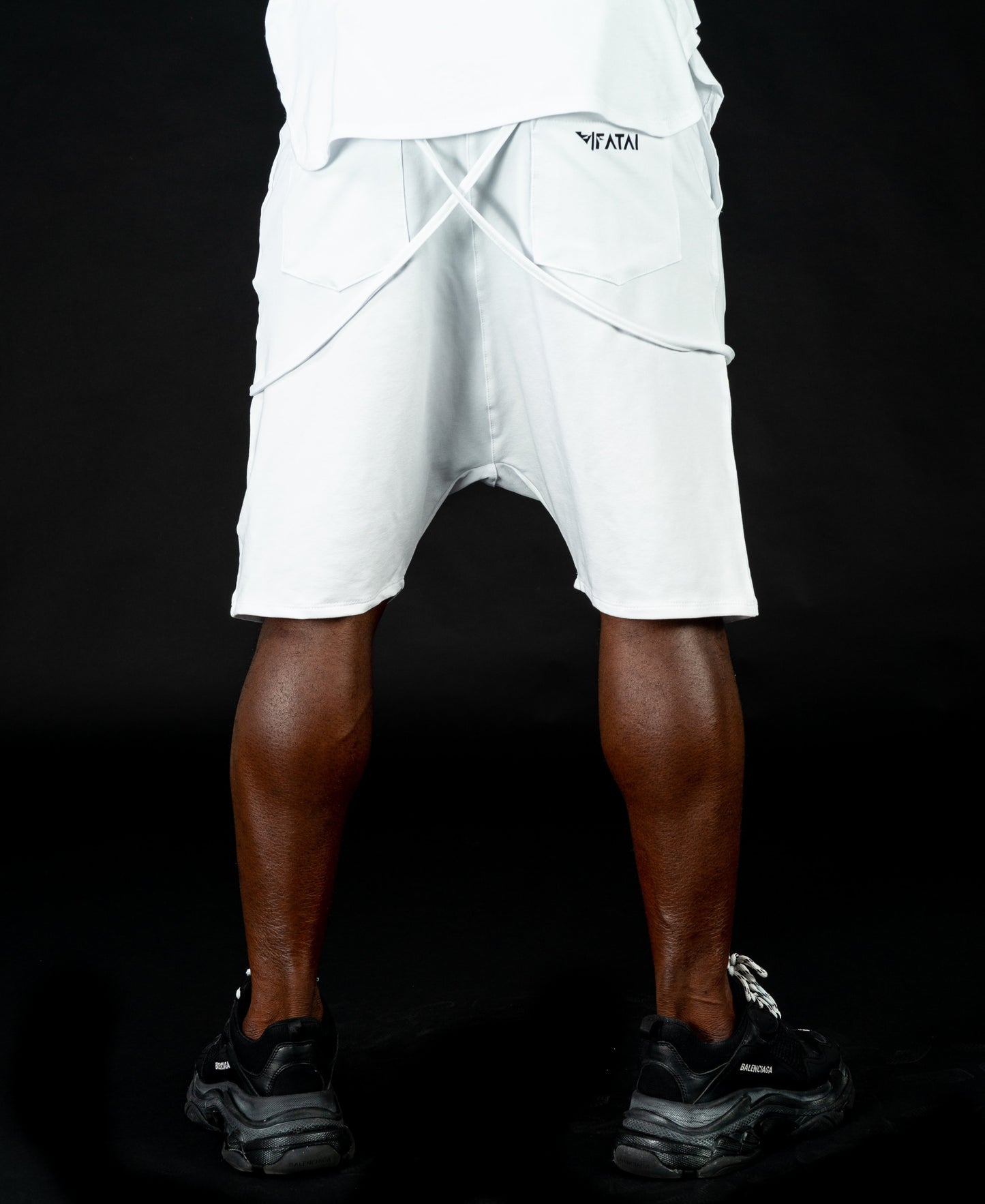 Short Trousers white with special design - Fatai Style