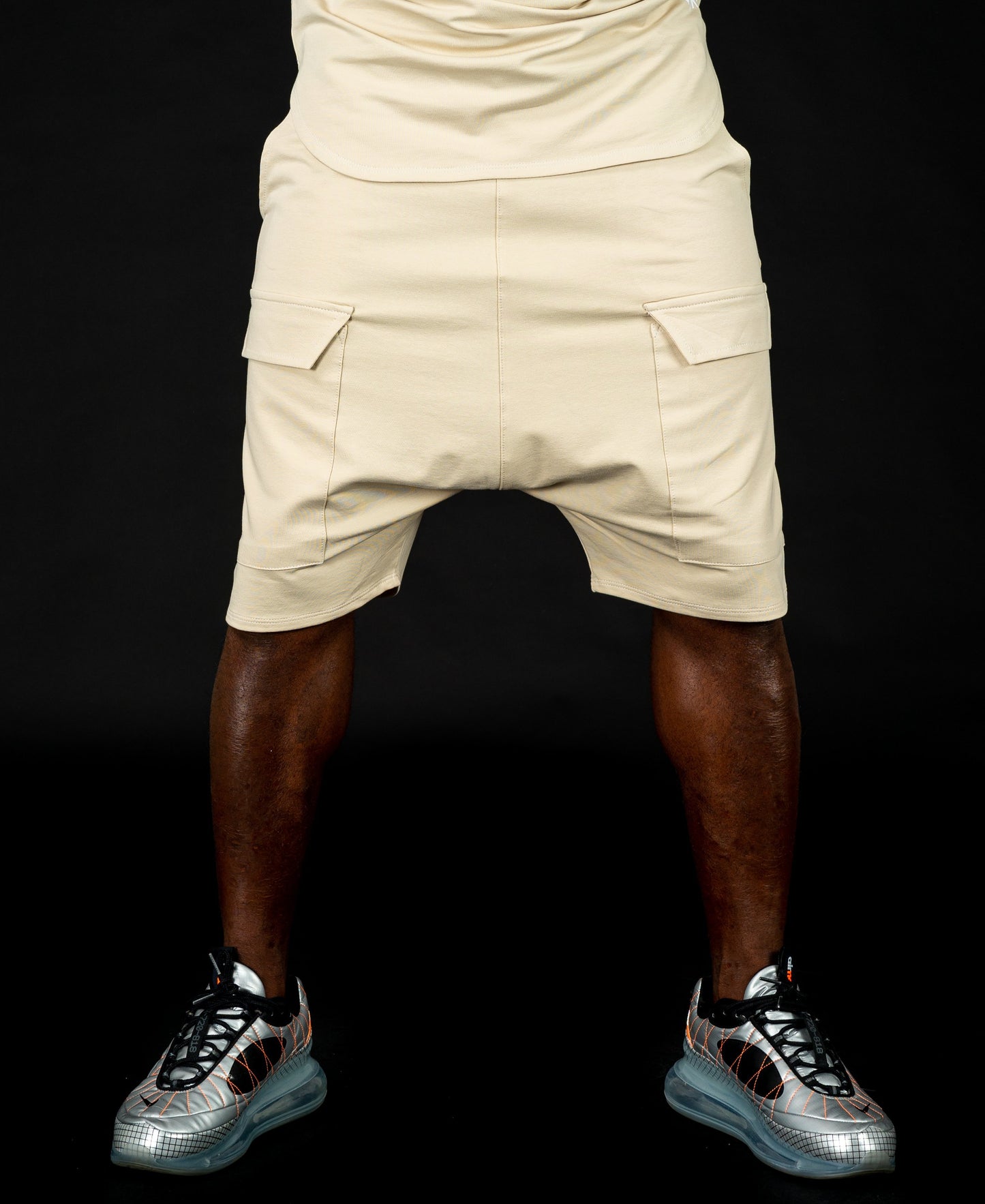 Short beige trousers with pockets - Fatai Style