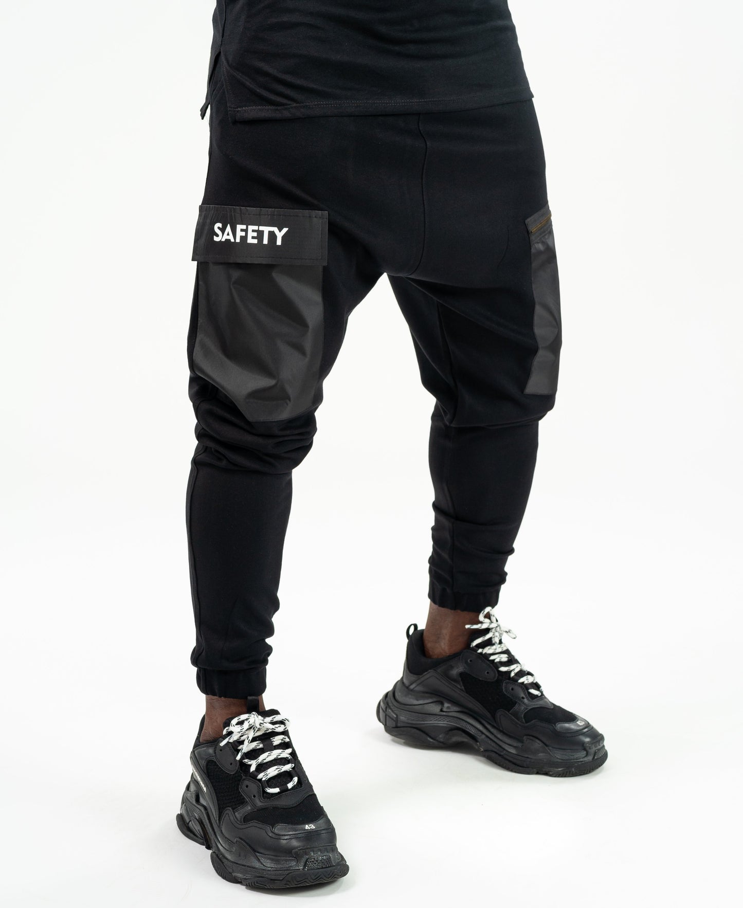 Black trousers with safety message - Fatai Style
