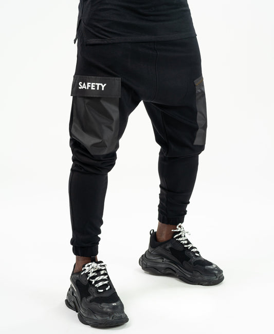 Black trousers with safety message - Fatai Style