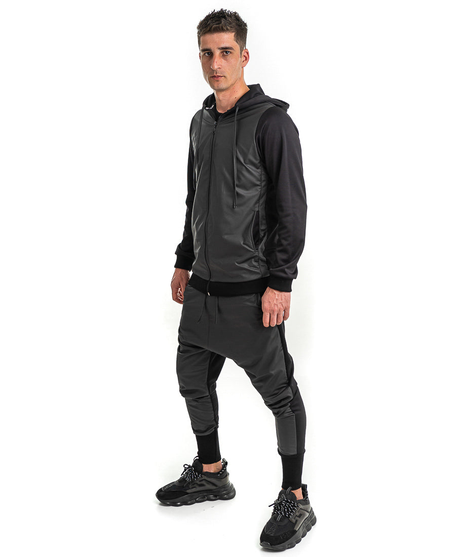 Trening negru cu imitatie de piele