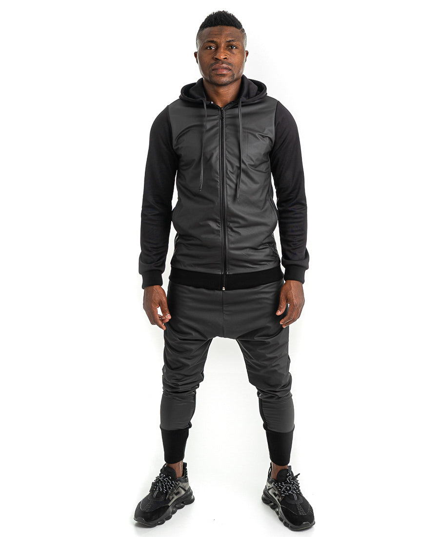 Trening negru cu imitatie de piele