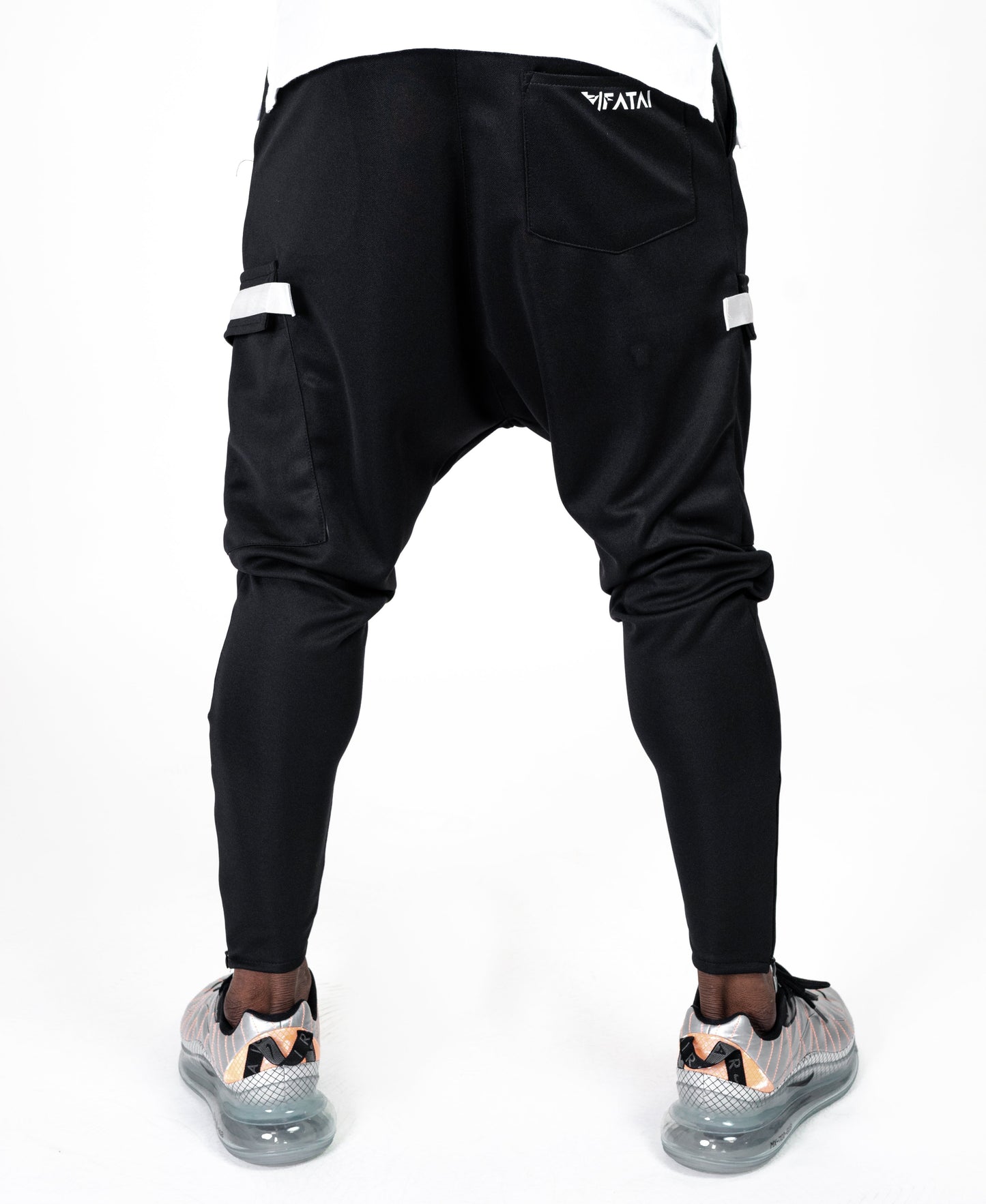 Black trousers with white zips - Fatai Style