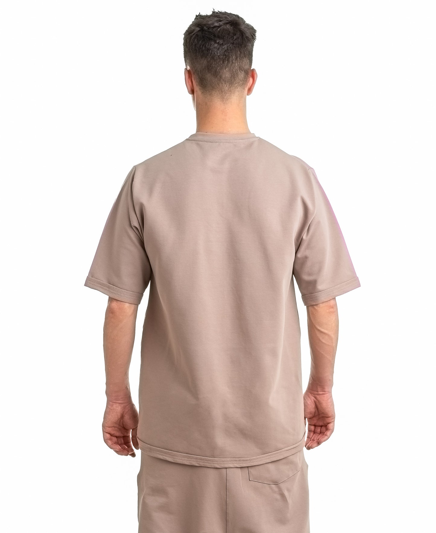 Tricou capuccino oversize