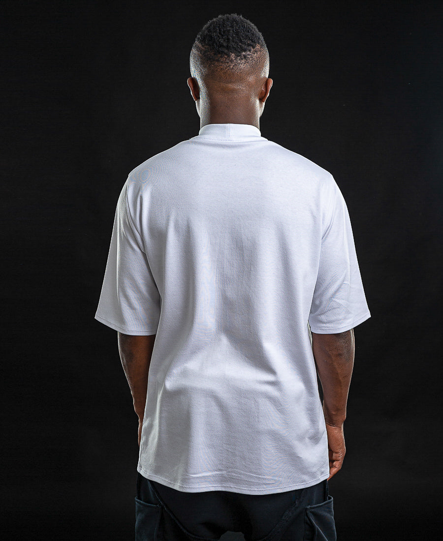 Tricou alb sport/casual