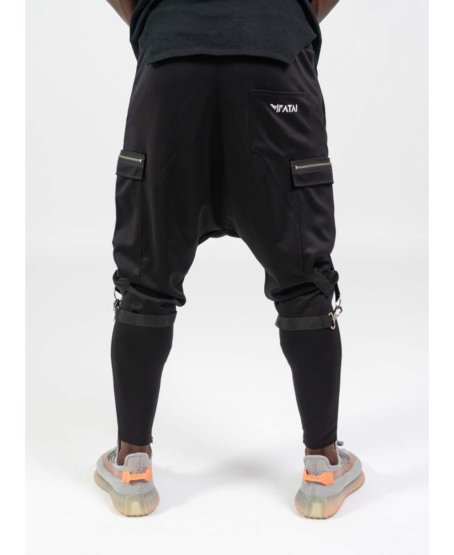 Black trousers with two designs - Fatai Style