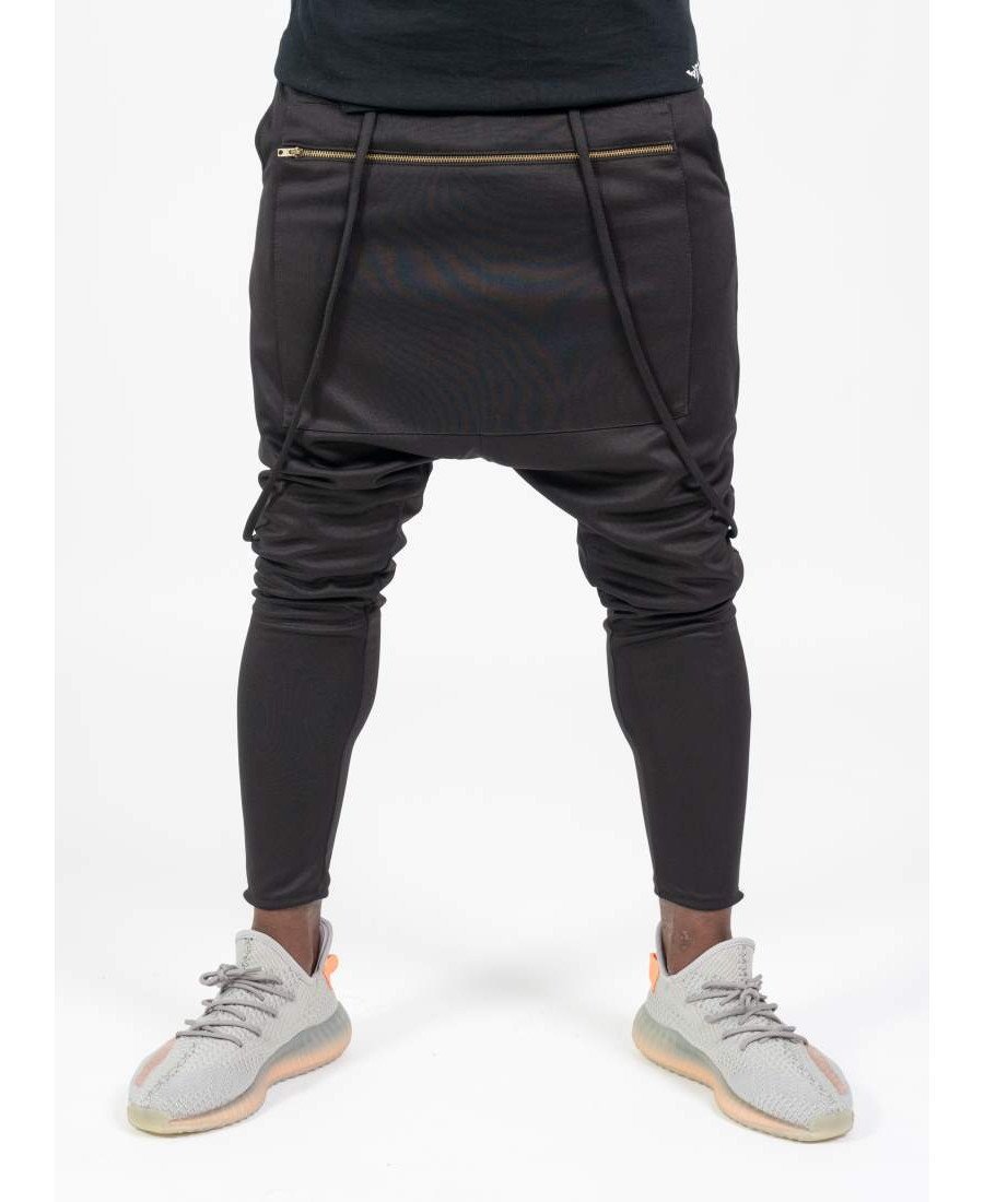 Black trousers with front pocket - Fatai Style