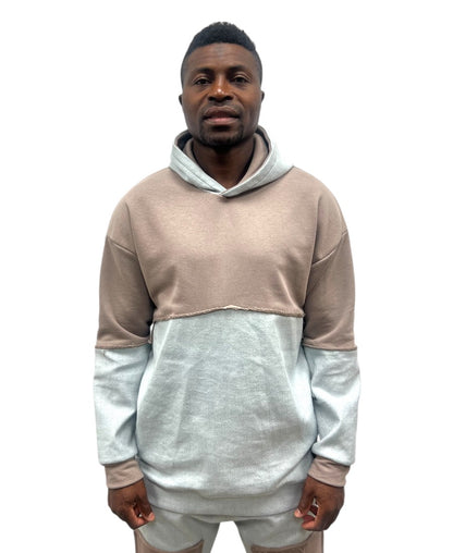 Hanorac in combinatie de blug si cappuccino