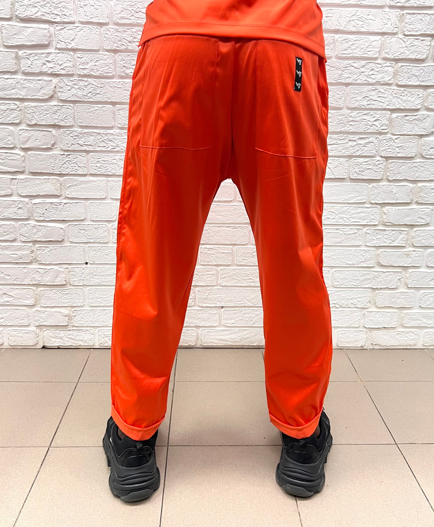 Pantaloni lungi portocalii