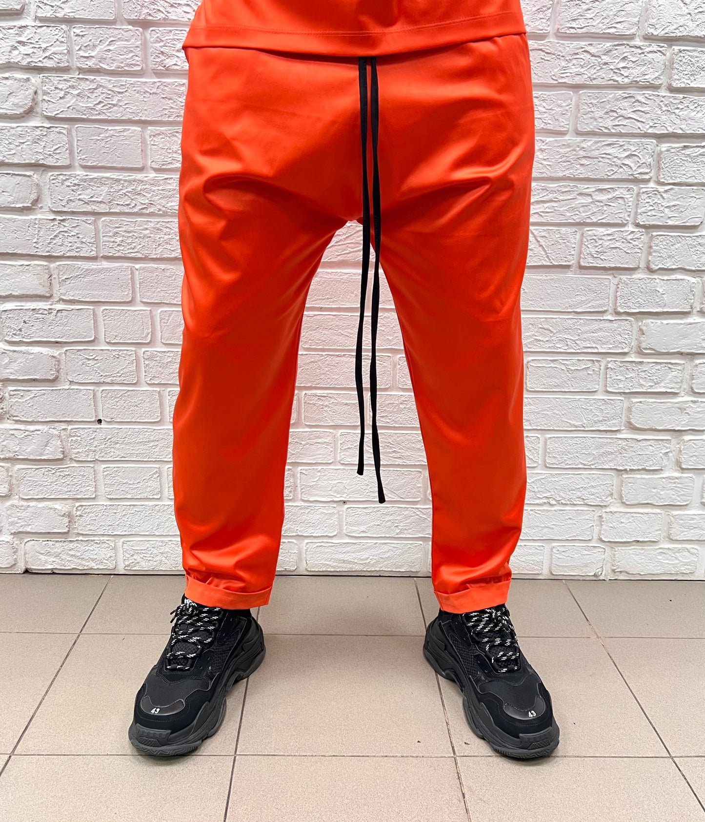 Pantaloni lungi portocalii