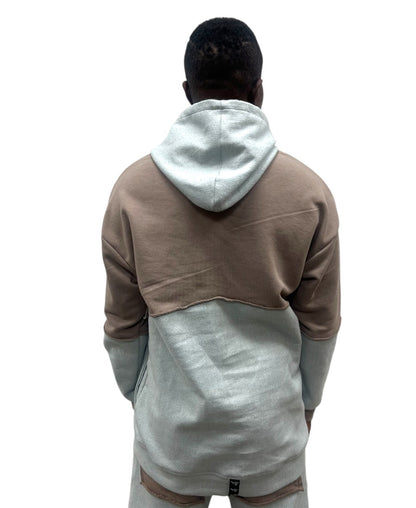 Hanorac in combinatie de blug si cappuccino