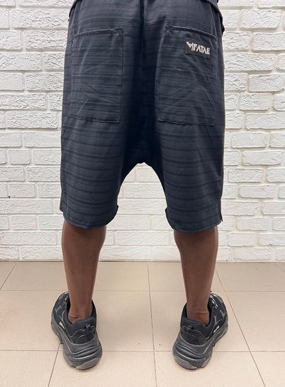 Pantaloni scurti negri casual