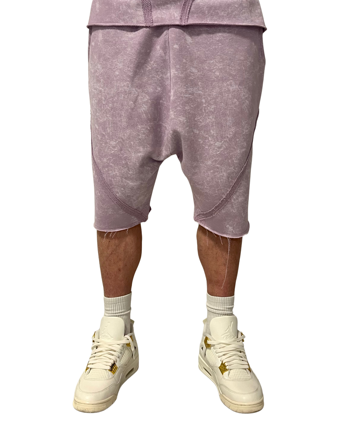 Pantaloni scurti purple-faded