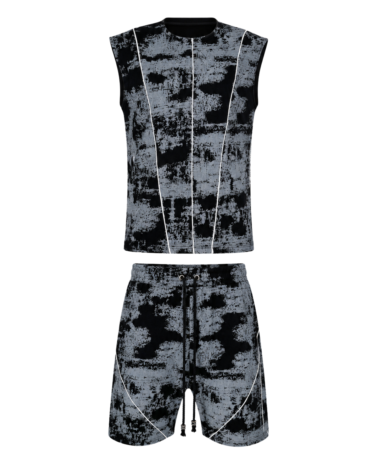 Compleu cu negru/gri-faded