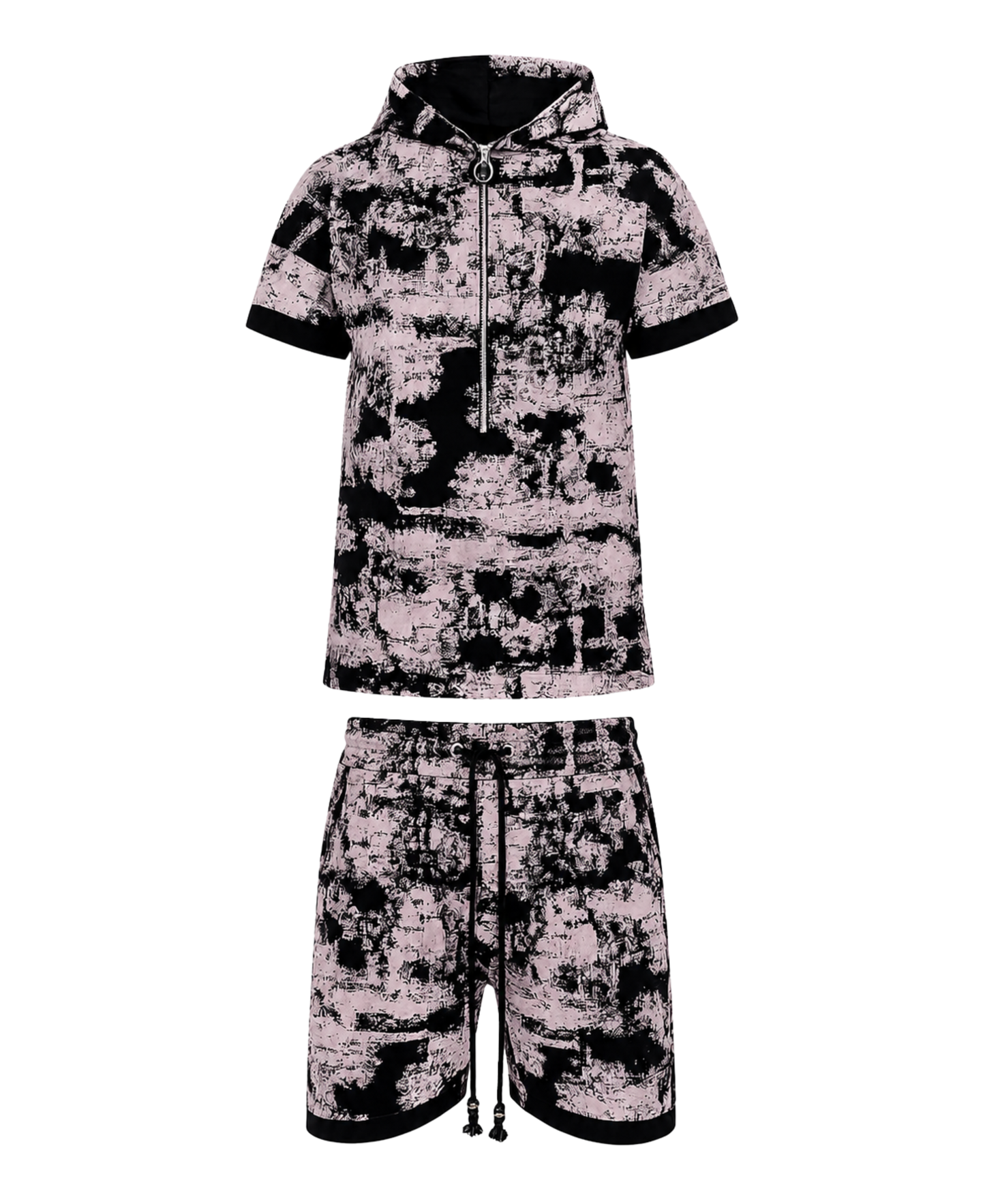 Compleu cu negru/roz-faded