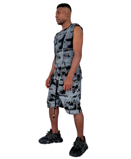 Compleu cu negru/gri-faded