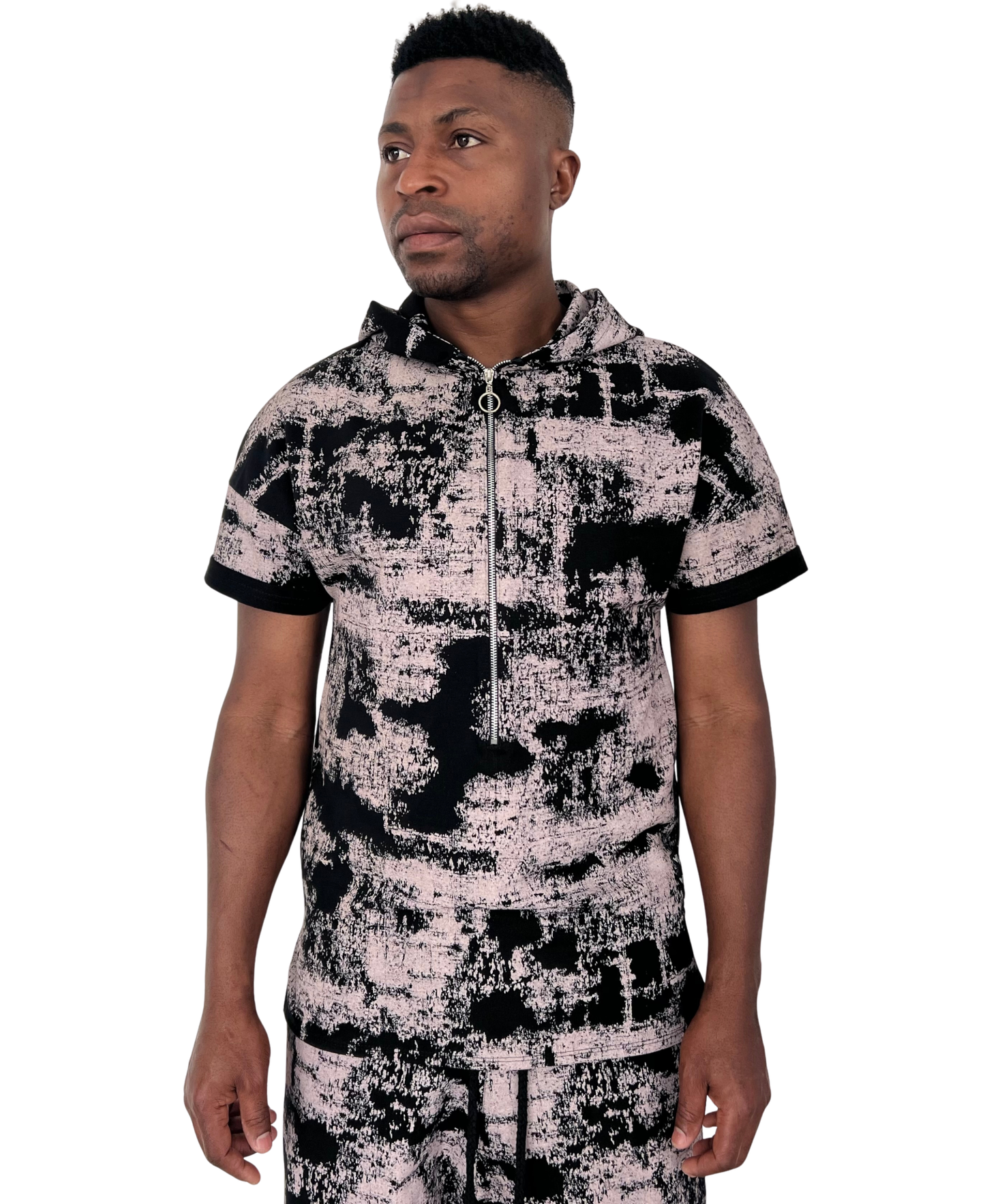 Compleu cu negru/roz-faded