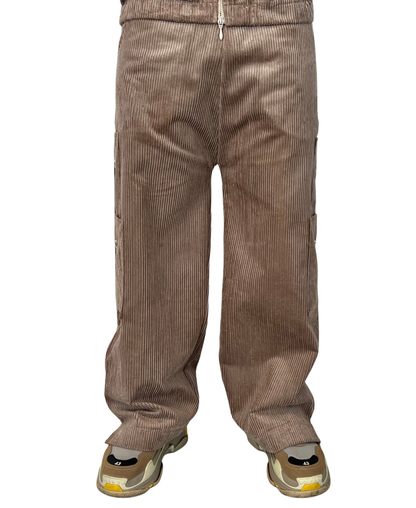 Pantaloni cappuccino raiat