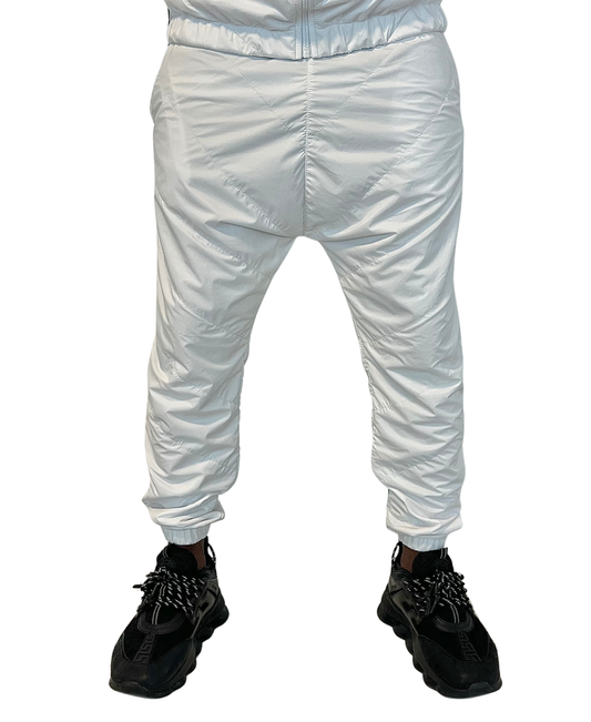 Pantaloni albi complet de fas