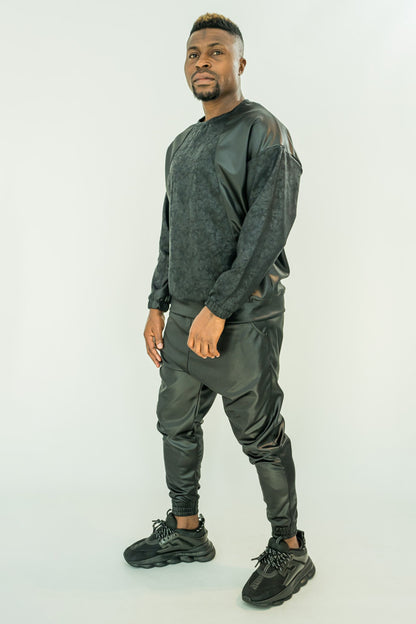 Pantaloni din material flexibil, de trening