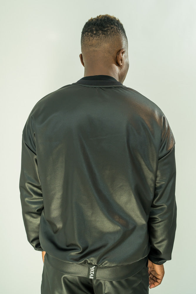 Jacheta cu dublura din material flexibil, de trening