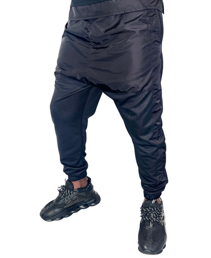 Compleu negru combinat cu fas