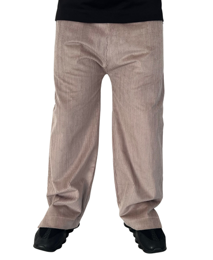 Pantaloni crem- velur