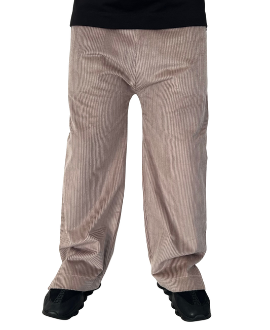 Pantaloni crem- velur