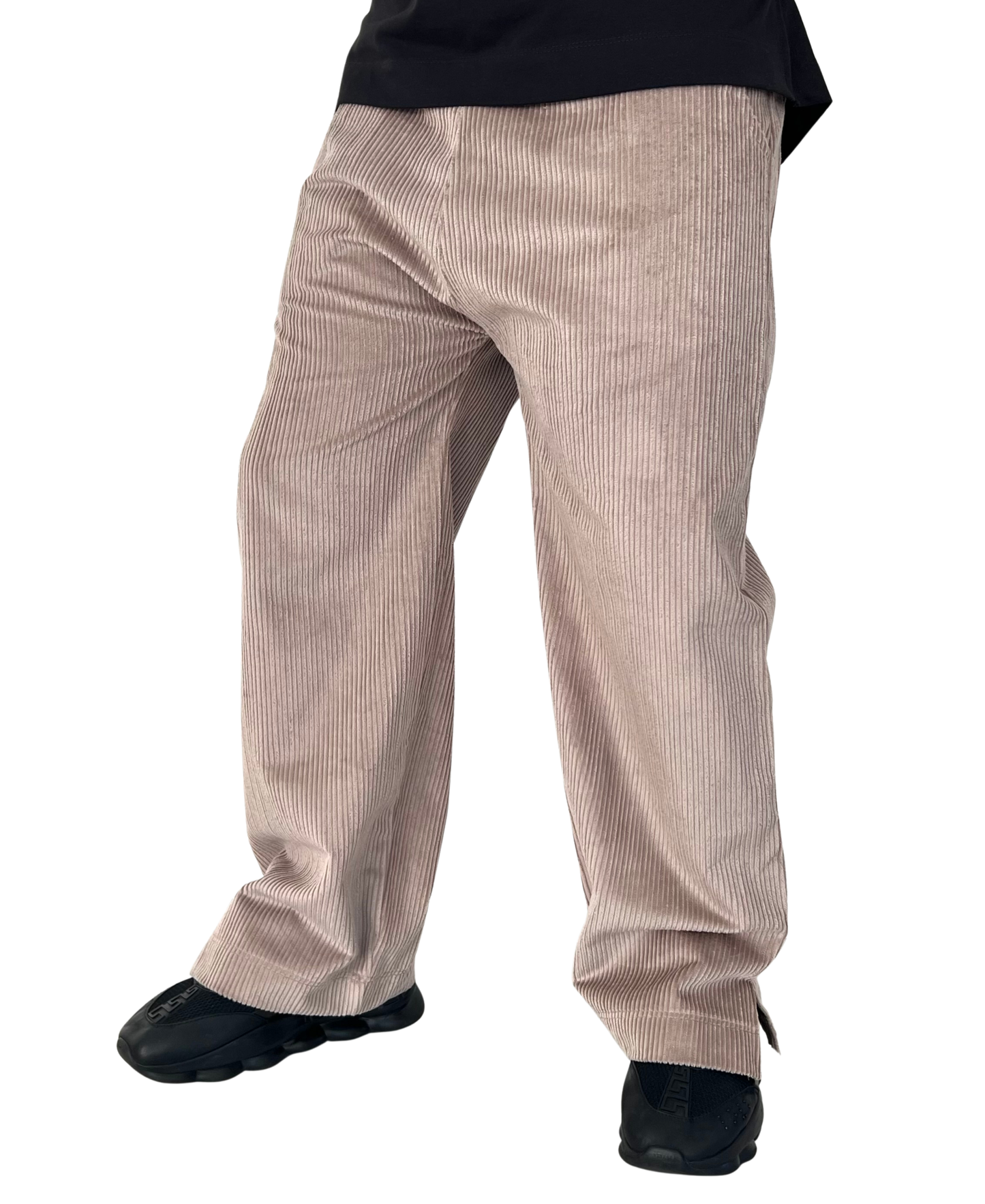 Pantaloni crem- velur