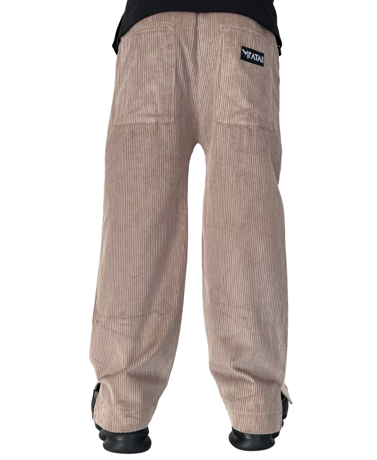 Pantaloni crem- velur